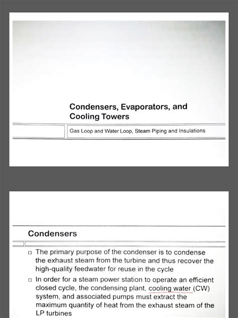 Thermal Power Plant Components | PDF