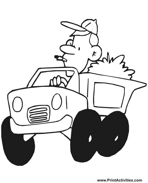 Pick Up Truck Coloring Pages Coloring Home