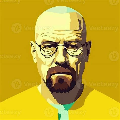 Heisenberg Walter White Vector Simple Illustration Breaking Bad Artwork