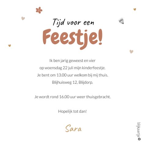 Uitnodiging Kinderfeestje Met Een Prinsessen Thema En Spiegel