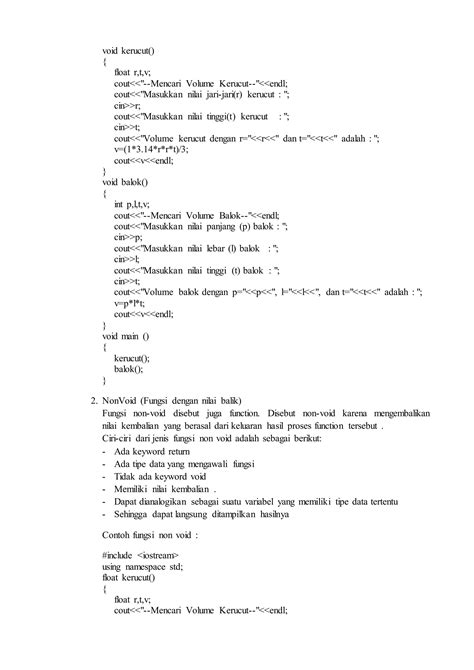 Fungsi Dan Array Pada C Pdf