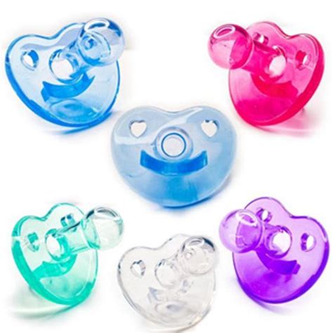 Chupeta Para O Bebê - Chupeta Para Bebê Bico Redondo 100% Silicone, Menina e Menino tamanho 2 ...
