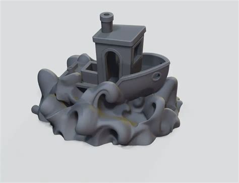 BENCHY WITH WAVES | 3D models download | Creality Cloud