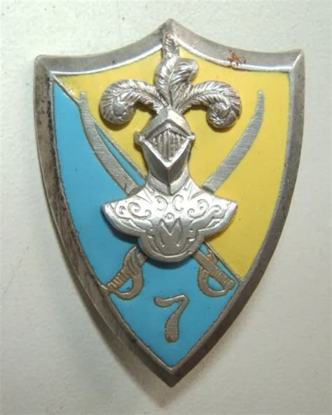 INSIGNE 7 REGIMENT DE CHASSEURS D AFRIQUE Arthus Bertrand Paris EUR