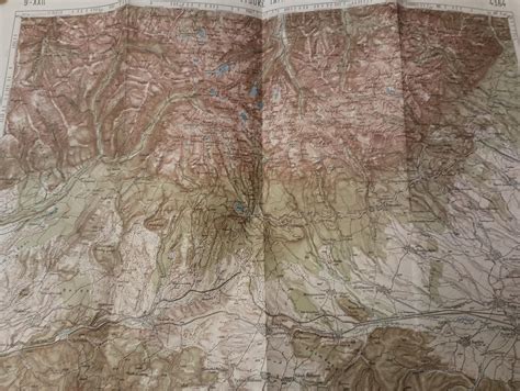 Vysoké Tatry Stará Mapa Vojenský Zeměpisný ústav 1924 Aukro