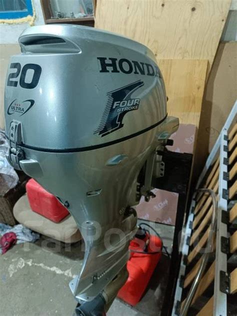 Лодочный мотор, Honda, 20,00 л.с. S (381 мм), 2002 год, бензиновый, 4 ...
