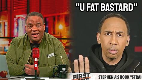 Stephen A Smith Calls Jason Whitlock Fat Bastard On First Take After