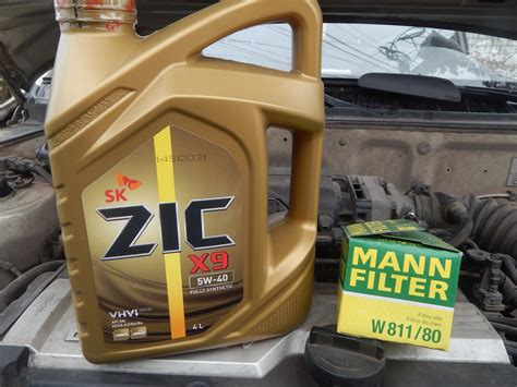 Масло ZIC х9 5w40 на букву Г… — Hyundai Accent (2G), 1,5 л, 2005 года ...