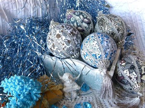 Новогодние шары СЕРЕБРО И ХЛОПОК в интернет-магазине на Ярмарке ...