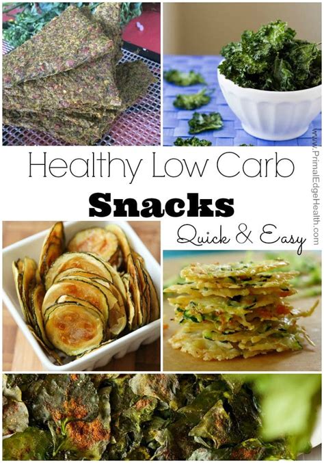 Healthy Low Carb Snacks - Primal Edge Health