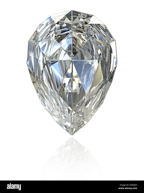 Pear cut diamond Stock Photo - Alamy