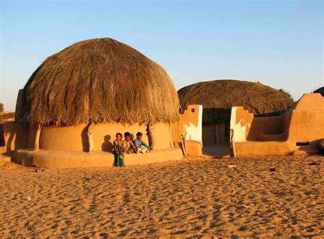 Rural House In Rajasthan Travel Desert Tour Service Trip