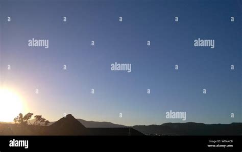 Blue sunrise sky hi-res stock photography and images - Alamy