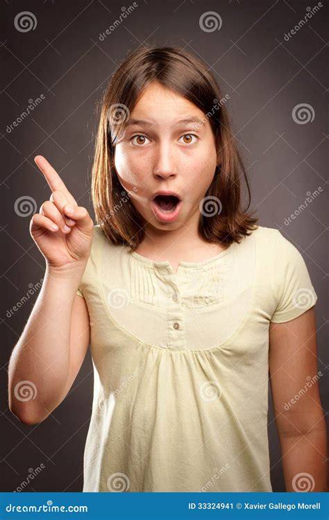 Young Girl With Surprise Expression Stock Image Image Of Human