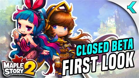 Maplestory 2 Closed Beta First Impressions So Much Fun Youtube