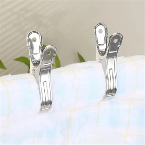 Pcs Stainless Steel Clothes Pegs Hanging Pins Laundry Windproof