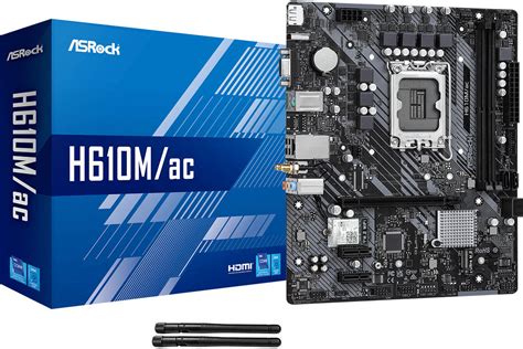 Asrock H M A C Wifi Lga Motherboard Intel H Chipset X Dual