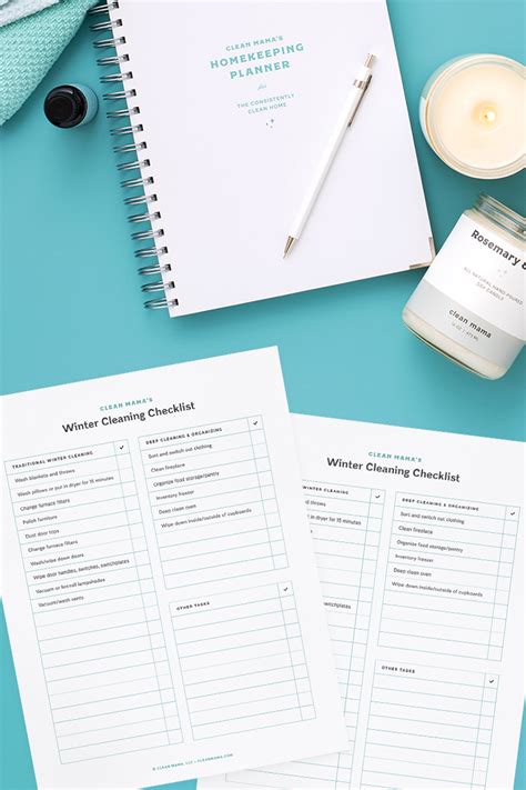 Free Winter Cleaning Checklist Clean Mama