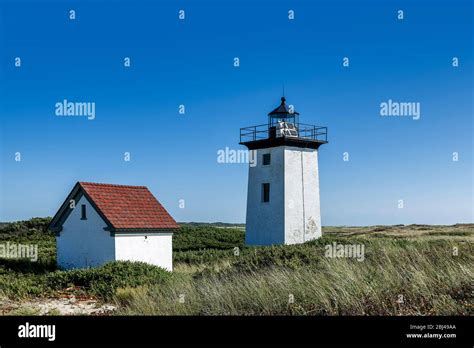 Wood End Lighthouse At Provincetown In Cape Cod Stock Photo Alamy