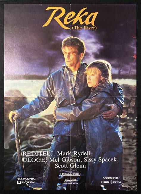 Original Movie Poster The River Mark Rydell Sissy Spacek Mel Gibson 1984