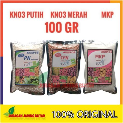 Jual Pupuk Kno Putih Kno Merah Mkp Pak Tani Gr Shopee Indonesia