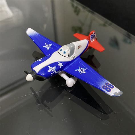 Disney Pixar Planes Special Usa American Racer Ljh 86 Diecast Figure Mattel