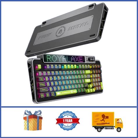 Royal Axe Xl Wireless Mechanical Keyboard GASKET Structure Hot Swappable RGB Custom Game