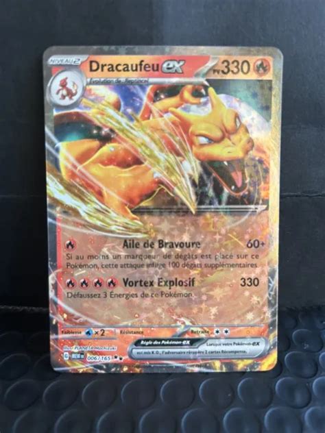 CARTE POKEMON ECARLATE Et Violet 151 Dracaufeu Ex 006 165 FR EUR 16 00