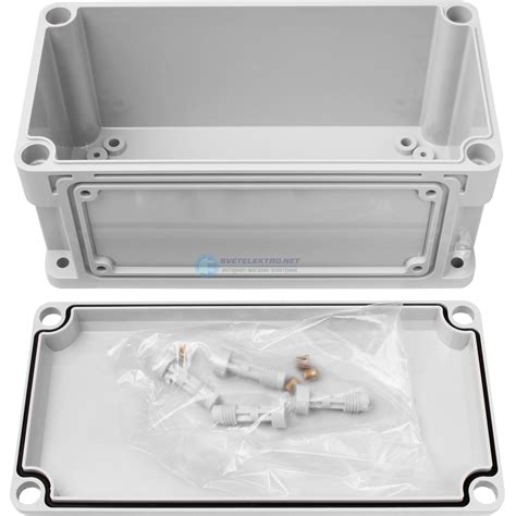 Коробка распределительная IP67 300х150х146 Hкрышки=21 пластиковый с ...