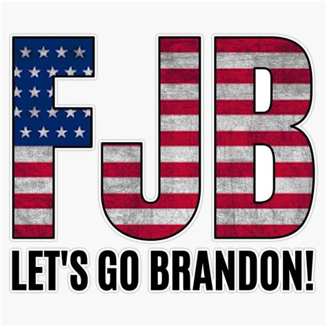 Amazon Fjb Lets Go Brandon Fuck Joe Biden Sticker Bumper Sticker Vinyl Decal Automotive