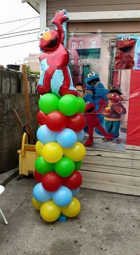 Sesame street | Balloon decorations, Balloons, Ball exercises