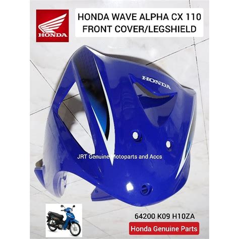 Honda Wave Alpha Cx Front Cover Legshield Blue Shopee Philippines