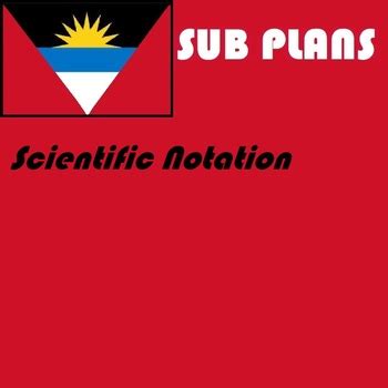 Science Emergency Sub Plans Scientific Notation Word Search Tpt