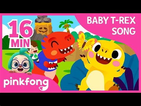 I'm a Baby T-Rex and more | +Compilation | Baby T-Rex Songs | Pinkfong ...