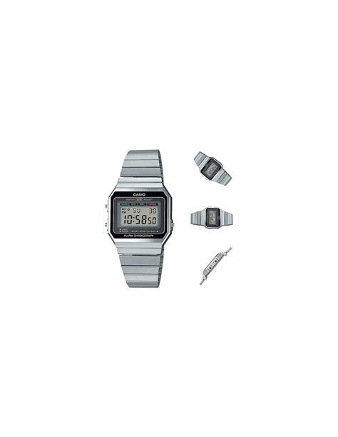 Reloj Casio Vintage Iconic Digital Watch A700we 1a Correa De Acero