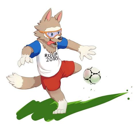 Pin de Евгения Кан en Футбол | Dibujos, Zabivaka, Arte furry