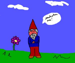 evil garden gnomes - Drawception