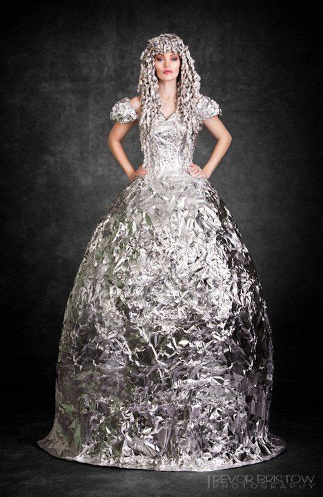 The Answer Make A Foil Gown The Question What Do You Do When You Win A Case Of Aluminum Foil