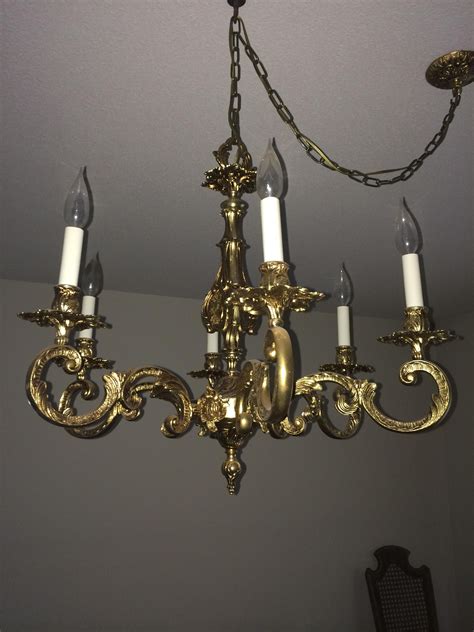 12 Ideas Of Old Brass Chandelier