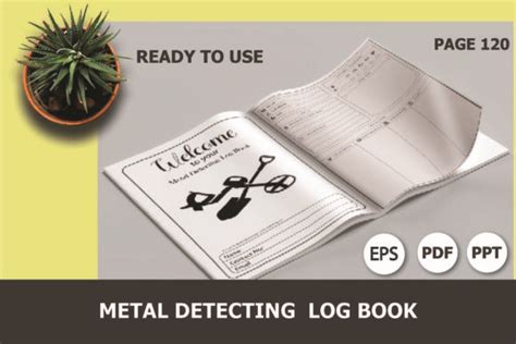 Metal Detecting Log Book Graphic By Graphicview Creative Fabrica