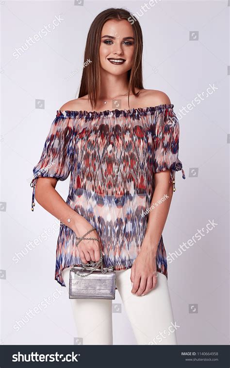 Beautiful Sexy Woman Brunette Long Hair Stock Photo Shutterstock