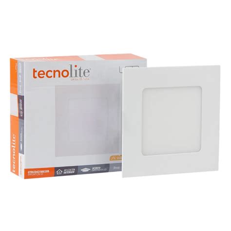 Empotrado LED Luz cálida 6W Blanco Brighton VI Tecnolite Empotrados