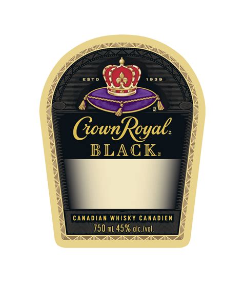 750ml Crown Royal Black Label – Crown Royal Canada E-Comm