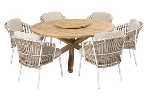 Seasons Outdoor Diningset Prado Dalias Delig Teak Cm Met Lazy