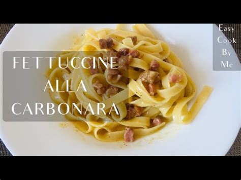 Prepara Un Delicioso Fetuccini A La Carbonara En Minutos Receta F Cil