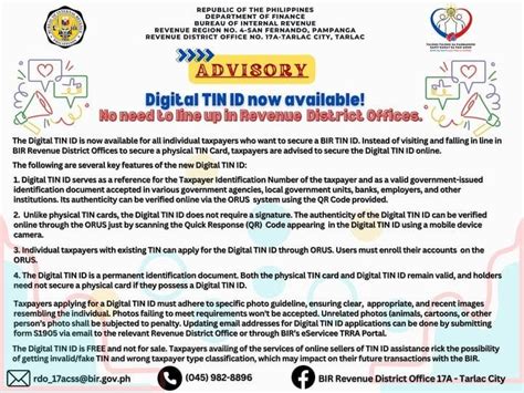 Digital Tin Id Card Now Available Online