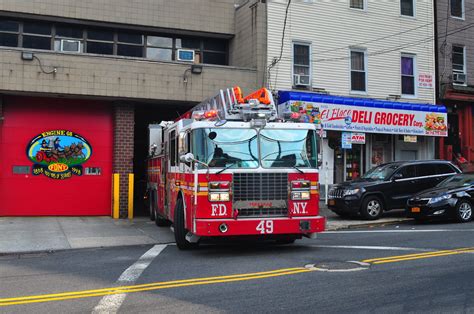 Fdny Ladder 49 2011 Ferrara 100 Rear Mount Aerial Fl11012