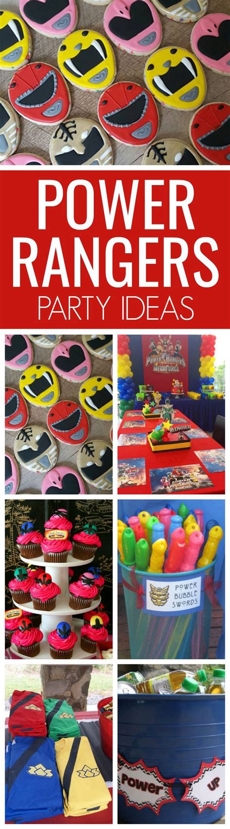 Power Rangers Party Ideas Power Ranger Party Power Ranger