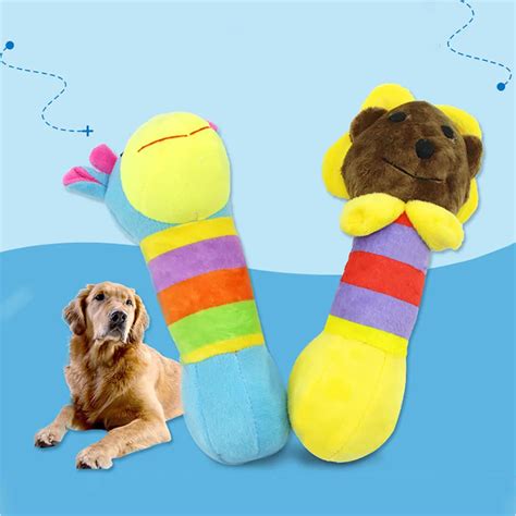 Pet Dog Sound Toys Funny Animal Shape Small Pet Puppy Dog Toys Plush ...