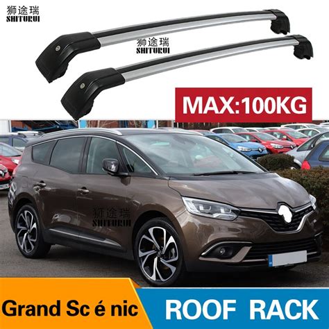 Barras De Techo Para Coche Accesorio Para RENAULT Grand Sc Nic Mk 2